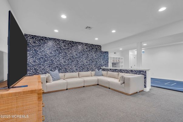 Interior, Living room, Recessed Lighting
