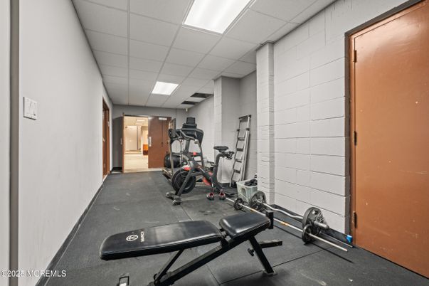 Fitness Equipment, Interior, Recessed Lighting