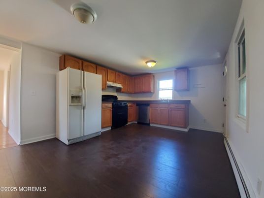 Interior, Kitchen, Wood Texture Flooring