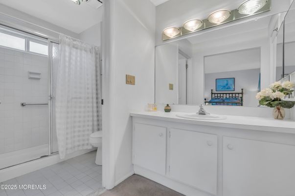 Bathroom, Dual Sink Vanities, Glass Shower, Interior