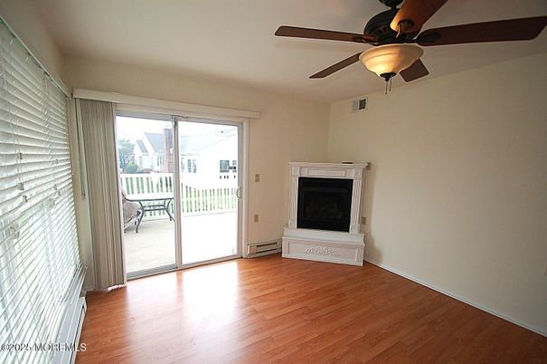 Empty room, Fireplace, Interior, Wood Texture Flooring