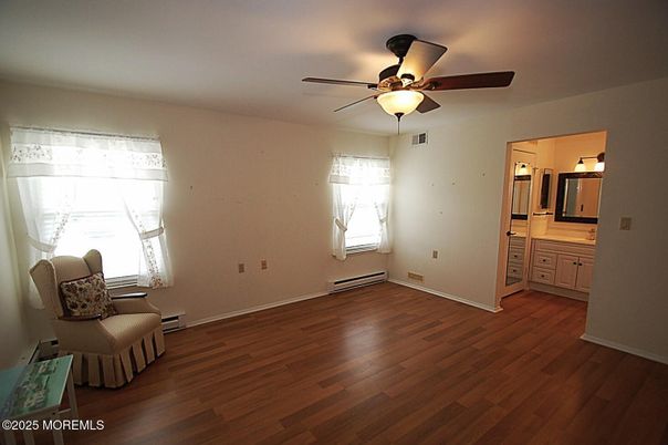Bathroom, Empty room, Interior, Wood Texture Flooring
