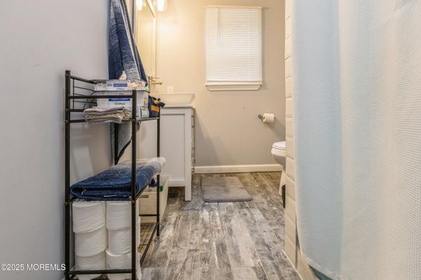 Bathroom, Interior, Wood Texture Flooring
