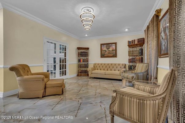 Interior, Marble, Recessed Lighting