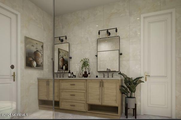 Bathroom, Dual Sink Vanities, Interior