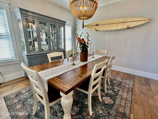 Dining room, Interior, Wood Texture Flooring