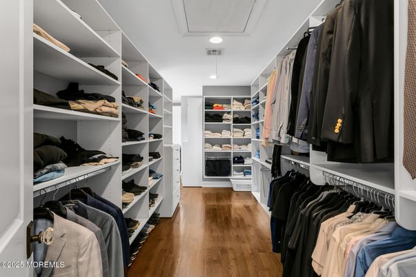 Interior, Walk-in Closets, Wood Texture Flooring