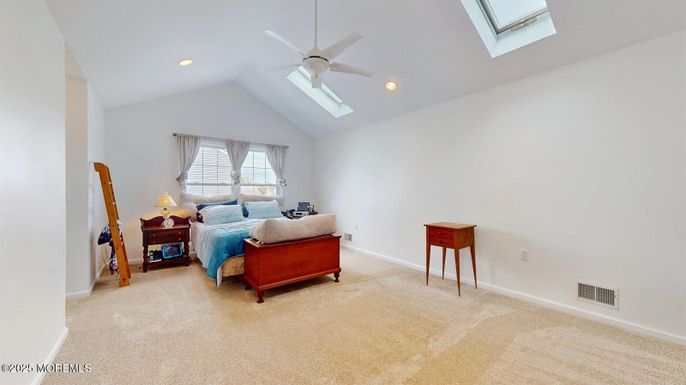 Bedroom, Interior, Recessed Lighting