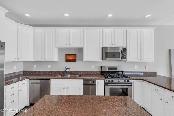 Interior, Kitchen, Recessed Lighting, Stainless Steel Appliances