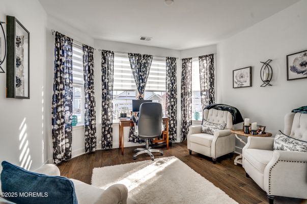 Home Office, Interior, Wood Texture Flooring