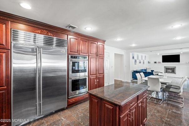 Dining room, Interior, Kitchen, Recessed Lighting, Stainless Steel Appliances