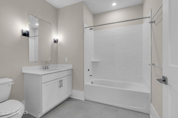Bathroom, Interior, Recessed Lighting