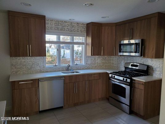 Interior, Kitchen, Recessed Lighting, Stainless Steel Appliances