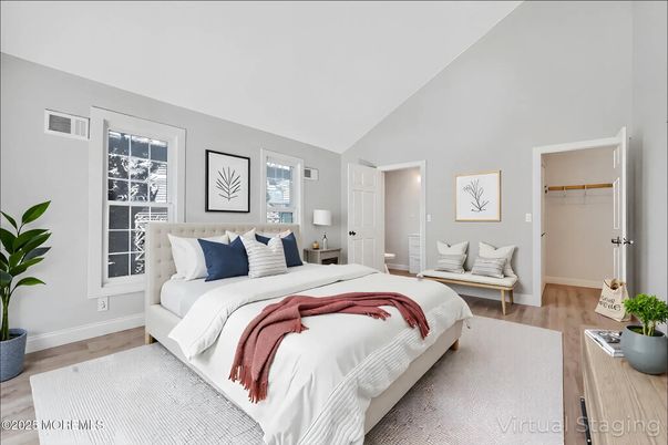 Bedroom, Interior, Wood Texture Flooring
