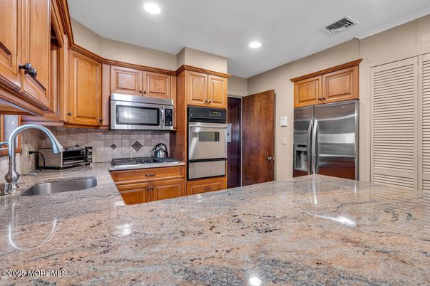 Interior, Kitchen, Recessed Lighting, Stainless Steel Appliances