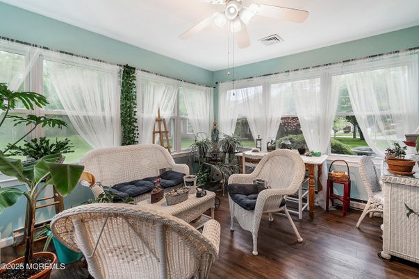 Dining room, Interior, Living room, Sun Room, Wood Texture Flooring