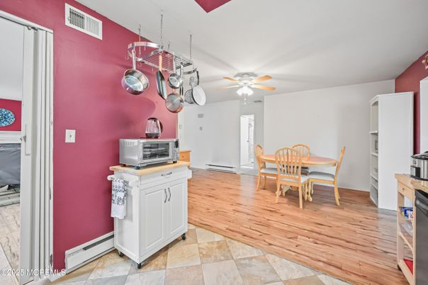 Dining room, Interior, Wood Texture Flooring