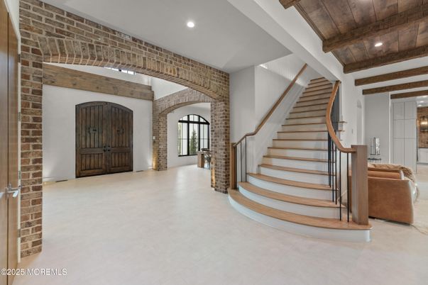 Interior, Recessed Lighting, Stone Walls, Wooden Beams, Wooden Ceilings