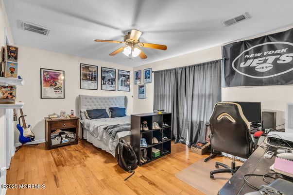Bedroom, Home Office, Interior, Wood Texture Flooring