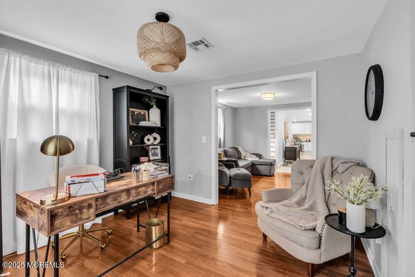 Home Office, Interior, Wood Texture Flooring