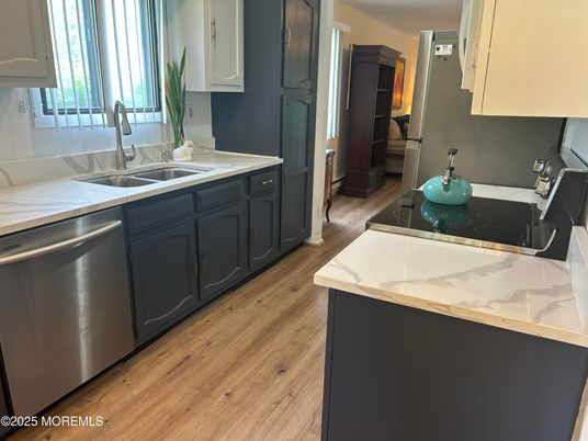 Interior, Kitchen, Wood Texture Flooring