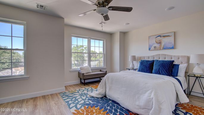 Bedroom, Interior, Wood Texture Flooring