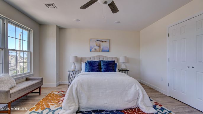 Bedroom, Interior, Wood Texture Flooring