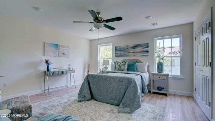 Bedroom, Interior, Wood Texture Flooring