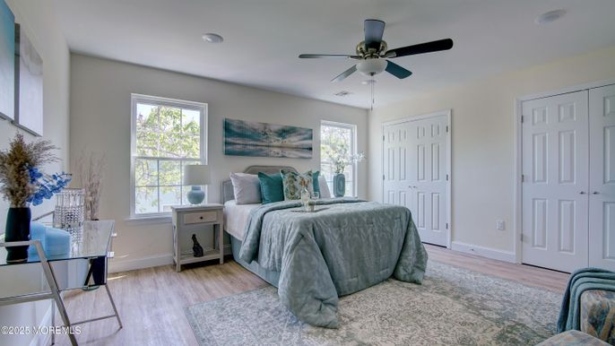 Bedroom, Interior, Wood Texture Flooring
