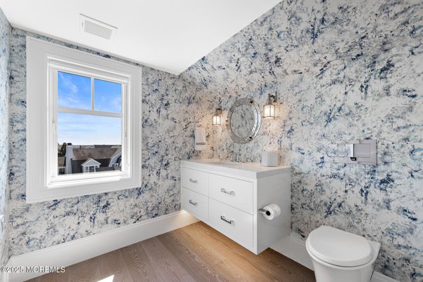 Bathroom, Interior, Wood Texture Flooring