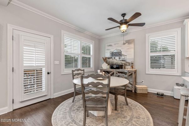 Dining room, Interior, Wood Texture Flooring