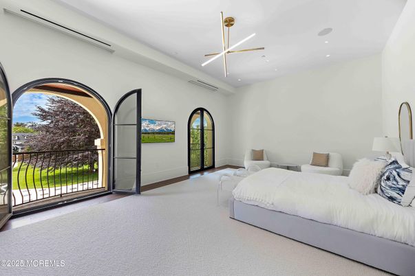 Bedroom, Interior, Pendant Lights, Recessed Lighting