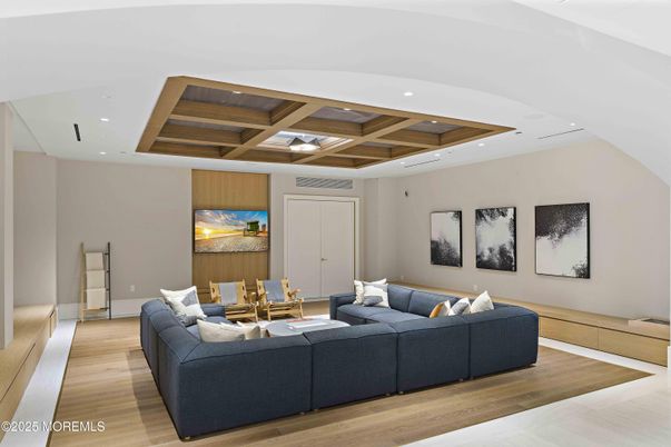 Interior, Living room, Recessed Lighting, Wooden Ceilings, Wood Texture Flooring