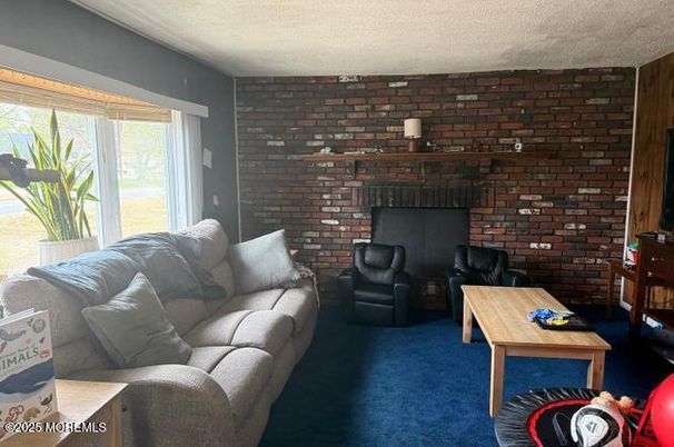Fireplace, Interior, Living room, Stone Walls
