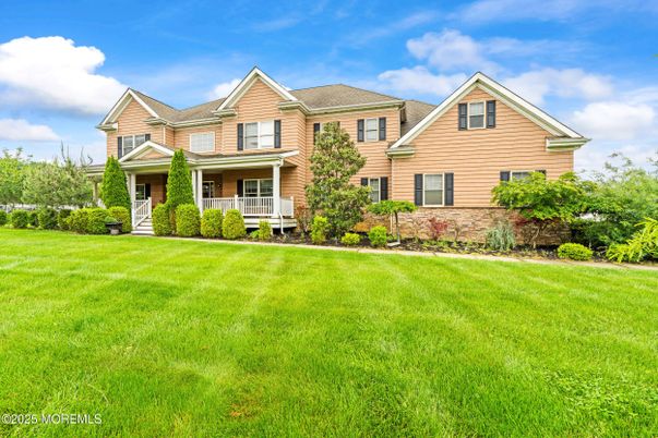 Backyard, Exterior, Facade, Brick Traditional
