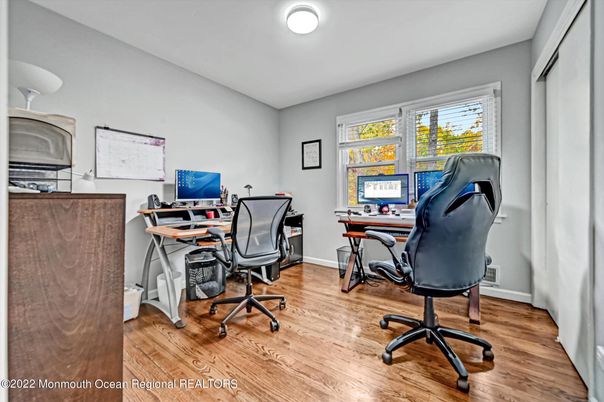 Home Office, Interior, Wood Texture Flooring