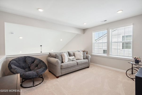Interior, Living room, Recessed Lighting