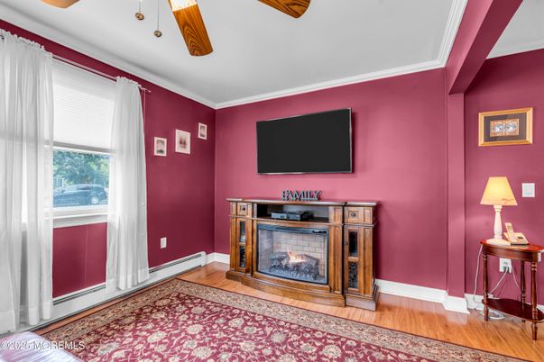 Fireplace, Interior, Wood Texture Flooring