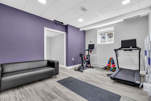 Fitness Equipment, Interior, Recessed Lighting