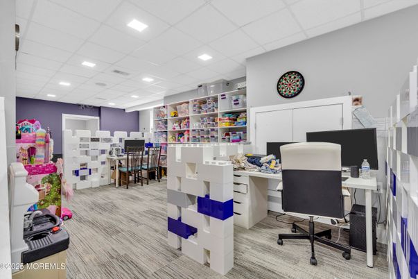 Home Office, Interior, Recessed Lighting