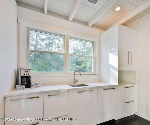 Interior, Kitchen, Recessed Lighting, Wooden Ceilings