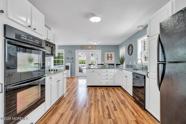 Interior, Kitchen, Wood Texture Flooring