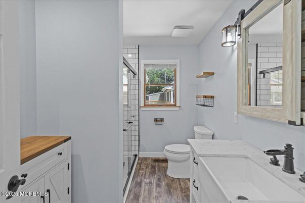 Bathroom, Interior, Wood Texture Flooring