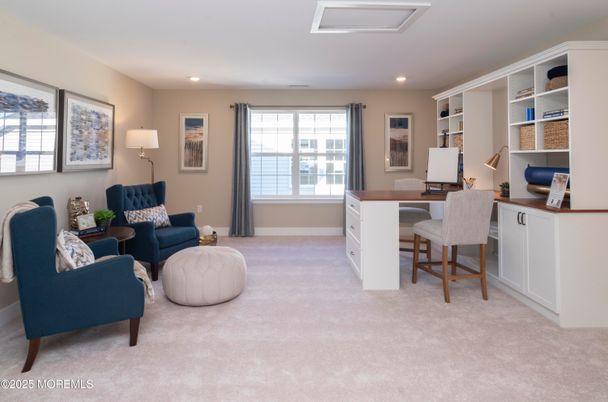 Home Office, Interior, Recessed Lighting