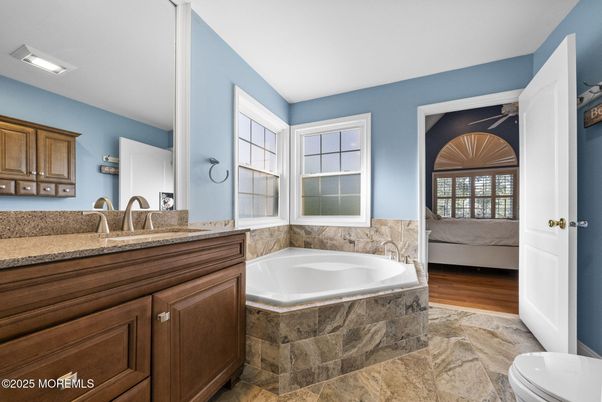 Bathroom, Interior, Wood Texture Flooring