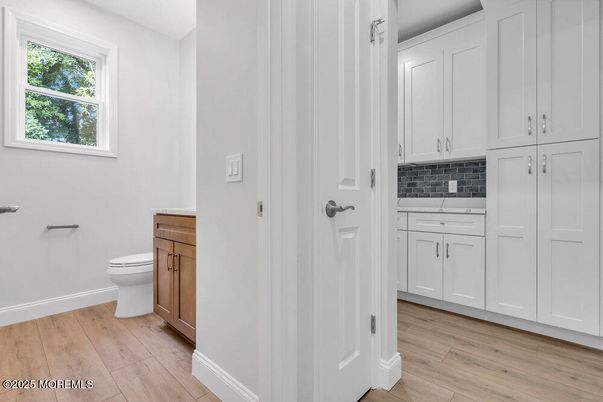 Bathroom, Interior, Wood Texture Flooring