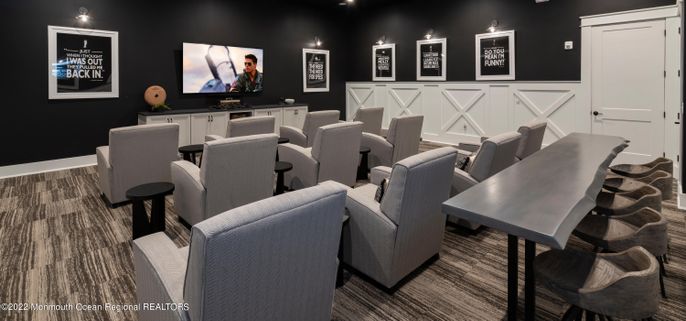 Home Theatre Room, Interior, Projection Screen, Recessed Lighting, Theatre Room