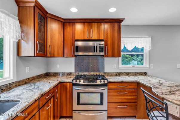 Interior, Kitchen, Recessed Lighting, Stainless Steel Appliances