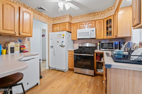 Interior, Kitchen, Wood Texture Flooring