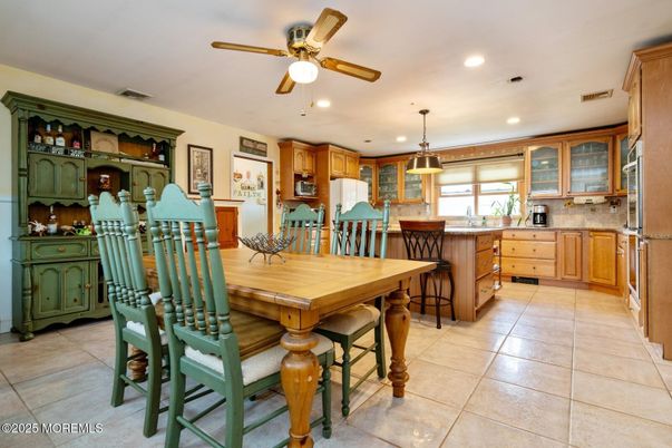Dining room, Interior, Kitchen, Pendant Lights, Recessed Lighting